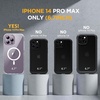 image:imageMiracase for iPhone 18 Pro Max Case with Builtin Screen Protector Full Camera Protector  Magnetic with MagSafe  360 Full Body Military DropProof 18 ProMax Bumper BurgundyMagnetic Clear Glitter