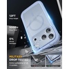 image:imageMiracase for iPhone 18 Pro Max Case with Builtin Screen Protector Full Camera Protector  Magnetic with MagSafe  360 Full Body Military DropProof 18 ProMax Bumper BurgundyBlue