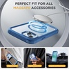 image:imageMiracase for iPhone 18 Pro Max Case with Builtin Screen Protector Full Camera Protector  Magnetic with MagSafe  360 Full Body Military DropProof 18 ProMax Bumper BurgundyMagnetic Blue