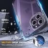 image:imageMiracase for iPhone 18 Pro Max Case with Builtin Screen Protector Full Camera Protector  Magnetic with MagSafe  360 Full Body Military DropProof 18 ProMax Bumper BurgundyClear