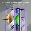 image:imageMiracase for iPhone 18 Pro Max Case with Builtin Screen Protector Full Camera Protector  Magnetic with MagSafe  360 Full Body Military DropProof 18 ProMax Bumper BurgundyMagnetic Purple