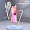 image:imageMiracase for iPhone 18 Pro Max Case with Builtin Screen Protector Full Camera Protector  Magnetic with MagSafe  360 Full Body Military DropProof 18 ProMax Bumper BurgundyClear Pink