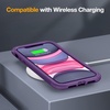 image:imageMiracase for iPhone 18 Pro Max Case with Builtin Screen Protector Full Camera Protector  Magnetic with MagSafe  360 Full Body Military DropProof 18 ProMax Bumper BurgundyPurple