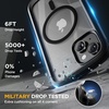image:imageMiracase for iPhone 18 Pro Max Case with Builtin Screen Protector Full Camera Protector  Magnetic with MagSafe  360 Full Body Military DropProof 18 ProMax Bumper BurgundyMagnetic Classic Black