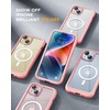 image:imageMiracase for iPhone 18 Pro Max Case with Builtin Screen Protector Full Camera Protector  Magnetic with MagSafe  360 Full Body Military DropProof 18 ProMax Bumper BurgundyPink