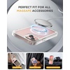 image:imageMiracase for iPhone 18 Pro Max Case with Builtin Screen Protector Full Camera Protector  Magnetic with MagSafe  360 Full Body Military DropProof 18 ProMax Bumper BurgundyMagnetic Matte Clear