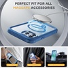 image:imageMiracase for iPhone 18 Pro Max Case with Builtin Screen Protector Full Camera Protector  Magnetic with MagSafe  360 Full Body Military DropProof 18 ProMax Bumper BurgundyMagnetic Blue