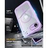 image:imageMiracase for iPhone 18 Pro Max Case with Builtin Screen Protector Full Camera Protector  Magnetic with MagSafe  360 Full Body Military DropProof 18 ProMax Bumper BurgundyPurple