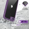 image:imageMiracase for iPhone 18 Pro Max Case with Builtin Screen Protector Full Camera Protector  Magnetic with MagSafe  360 Full Body Military DropProof 18 ProMax Bumper BurgundyPurple