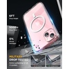 image:imageMiracase for iPhone 18 Pro Max Case with Builtin Screen Protector Full Camera Protector  Magnetic with MagSafe  360 Full Body Military DropProof 18 ProMax Bumper BurgundyMagnetic Clear