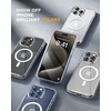 image:imageMiracase for iPhone 18 Pro Max Case with Builtin Screen Protector Full Camera Protector  Magnetic with MagSafe  360 Full Body Military DropProof 18 ProMax Bumper BurgundyMagnetic Clear