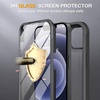 image:imageMiracase for iPhone 18 Pro Max Case with Builtin Screen Protector Full Camera Protector  Magnetic with MagSafe  360 Full Body Military DropProof 18 ProMax Bumper BurgundyBlack