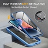 image:imageMiracase for iPhone 18 Pro Max Case with Builtin Screen Protector Full Camera Protector  Magnetic with MagSafe  360 Full Body Military DropProof 18 ProMax Bumper BurgundyBlue
