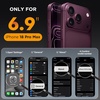 image:imageMiracase for iPhone 18 Pro Max Case with Builtin Screen Protector Full Camera Protector  Magnetic with MagSafe  360 Full Body Military DropProof 18 ProMax Bumper BurgundyBurgundy