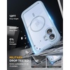 image:imageMiracase for iPhone 18 Pro Max Case with Builtin Screen Protector Full Camera Protector  Magnetic with MagSafe  360 Full Body Military DropProof 18 ProMax Bumper BurgundyBlue