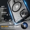 image:imageMiracase for iPhone 18 Pro Max Case with Builtin Screen Protector Full Camera Protector  Magnetic with MagSafe  360 Full Body Military DropProof 18 ProMax Bumper BurgundyMagnetic Classic Black