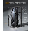 image:imageMiracase for iPhone 18 Pro Max Case with Builtin Screen Protector Full Camera Protector  Magnetic with MagSafe  360 Full Body Military DropProof 18 ProMax Bumper BurgundyMagnetic Classic Black