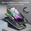 image:imageMiracase for iPhone 18 Pro Max Case with Builtin Screen Protector Full Camera Protector  Magnetic with MagSafe  360 Full Body Military DropProof 18 ProMax Bumper BurgundyBlack