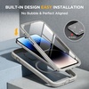 image:imageMiracase for iPhone 18 Pro Max Case with Builtin Screen Protector Full Camera Protector  Magnetic with MagSafe  360 Full Body Military DropProof 18 ProMax Bumper BurgundyMagnetic Gray