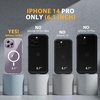 image:imageMiracase for iPhone 18 Pro Max Case with Builtin Screen Protector Full Camera Protector  Magnetic with MagSafe  360 Full Body Military DropProof 18 ProMax Bumper BurgundyMagnetic Clear Glitter