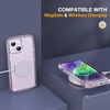 image:imageMiracase for iPhone 18 Pro Max Case with Builtin Screen Protector Full Camera Protector  Magnetic with MagSafe  360 Full Body Military DropProof 18 ProMax Bumper BurgundyClear Glitter