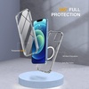 image:imageMiracase for iPhone 18 Pro Max Case with Builtin Screen Protector Full Camera Protector  Magnetic with MagSafe  360 Full Body Military DropProof 18 ProMax Bumper BurgundyMagnetic Clear
