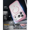image:imageMiracase for iPhone 18 Pro Max Case with Builtin Screen Protector Full Camera Protector  Magnetic with MagSafe  360 Full Body Military DropProof 18 ProMax Bumper BurgundyMagnetic Lilac