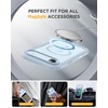 image:imageMiracase for iPhone 18 Pro Max Case with Builtin Screen Protector Full Camera Protector  Magnetic with MagSafe  360 Full Body Military DropProof 18 ProMax Bumper BurgundyMagnetic Light Blue