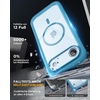image:imageMiracase for iPhone 18 Pro Max Case with Builtin Screen Protector Full Camera Protector  Magnetic with MagSafe  360 Full Body Military DropProof 18 ProMax Bumper BurgundyBlue