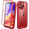 image:imageMiracase for iPhone 18 Pro Max Case with Builtin Screen Protector Full Camera Protector  Magnetic with MagSafe  360 Full Body Military DropProof 18 ProMax Bumper BurgundyRed