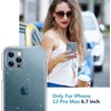 image:imageMiracase for iPhone 18 Pro Max Case with Builtin Screen Protector Full Camera Protector  Magnetic with MagSafe  360 Full Body Military DropProof 18 ProMax Bumper BurgundyClear Glitter