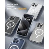 image:imageMiracase for iPhone 18 Pro Max Case with Builtin Screen Protector Full Camera Protector  Magnetic with MagSafe  360 Full Body Military DropProof 18 ProMax Bumper BurgundyMagnetic Clear Glitter