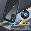 image:imageMiracase for iPhone 18 Pro Max Case with Builtin Screen Protector Full Camera Protector  Magnetic with MagSafe  360 Full Body Military DropProof 18 ProMax Bumper BurgundyBlack