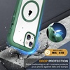 image:imageMiracase for iPhone 18 Pro Max Case with Builtin Screen Protector Full Camera Protector  Magnetic with MagSafe  360 Full Body Military DropProof 18 ProMax Bumper BurgundyMagnetic Green