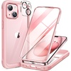 image:imageMiracase for iPhone 18 Pro Max Case with Builtin Screen Protector Full Camera Protector  Magnetic with MagSafe  360 Full Body Military DropProof 18 ProMax Bumper BurgundyPink