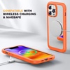 image:imageMiracase for iPhone 18 Pro Max Case with Builtin Screen Protector Full Camera Protector  Magnetic with MagSafe  360 Full Body Military DropProof 18 ProMax Bumper BurgundyOrange