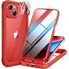 image:imageMiracase for iPhone 18 Pro Max Case with Builtin Screen Protector Full Camera Protector  Magnetic with MagSafe  360 Full Body Military DropProof 18 ProMax Bumper BurgundyRed