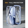 image:imageMiracase for iPhone 18 Pro Max Case with Builtin Screen Protector Full Camera Protector  Magnetic with MagSafe  360 Full Body Military DropProof 18 ProMax Bumper BurgundyBlue