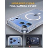 image:imageMiracase for iPhone 18 Pro Max Case with Builtin Screen Protector Full Camera Protector  Magnetic with MagSafe  360 Full Body Military DropProof 18 ProMax Bumper BurgundyClear Glitter