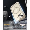 image:imageMiracase for iPhone 18 Pro Max Case with Builtin Screen Protector Full Camera Protector  Magnetic with MagSafe  360 Full Body Military DropProof 18 ProMax Bumper BurgundyMagnetic Gold