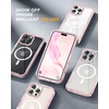 image:imageMiracase for iPhone 18 Pro Max Case with Builtin Screen Protector Full Camera Protector  Magnetic with MagSafe  360 Full Body Military DropProof 18 ProMax Bumper BurgundyClear Pink