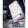 image:imageMiracase for iPhone 18 Pro Max Case with Builtin Screen Protector Full Camera Protector  Magnetic with MagSafe  360 Full Body Military DropProof 18 ProMax Bumper BurgundyLilac