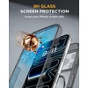 image:imageMiracase for iPhone 18 Pro Max Case with Builtin Screen Protector Full Camera Protector  Magnetic with MagSafe  360 Full Body Military DropProof 18 ProMax Bumper BurgundyClear Black