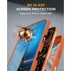 image:imageMiracase for iPhone 18 Pro Max Case with Builtin Screen Protector Full Camera Protector  Magnetic with MagSafe  360 Full Body Military DropProof 18 ProMax Bumper BurgundyOrange