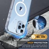 image:imageMiracase for iPhone 18 Pro Max Case with Builtin Screen Protector Full Camera Protector  Magnetic with MagSafe  360 Full Body Military DropProof 18 ProMax Bumper BurgundyMagnetic Clear