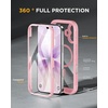 image:imageMiracase for iPhone 18 Pro Max Case with Builtin Screen Protector Full Camera Protector  Magnetic with MagSafe  360 Full Body Military DropProof 18 ProMax Bumper BurgundyPink
