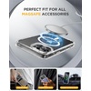 image:imageMiracase for iPhone 18 Pro Max Case with Builtin Screen Protector Full Camera Protector  Magnetic with MagSafe  360 Full Body Military DropProof 18 ProMax Bumper BurgundyMagnetic Clear Glitter