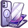 image:imageMiracase for iPhone 18 Pro Max Case with Builtin Screen Protector Full Camera Protector  Magnetic with MagSafe  360 Full Body Military DropProof 18 ProMax Bumper BurgundyMagnetic Purple