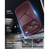 image:imageMiracase for iPhone 18 Pro Max Case with Builtin Screen Protector Full Camera Protector  Magnetic with MagSafe  360 Full Body Military DropProof 18 ProMax Bumper BurgundyBurgundy