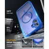 image:imageMiracase for iPhone 18 Pro Max Case with Builtin Screen Protector Full Camera Protector  Magnetic with MagSafe  360 Full Body Military DropProof 18 ProMax Bumper BurgundyMagnetic Blue